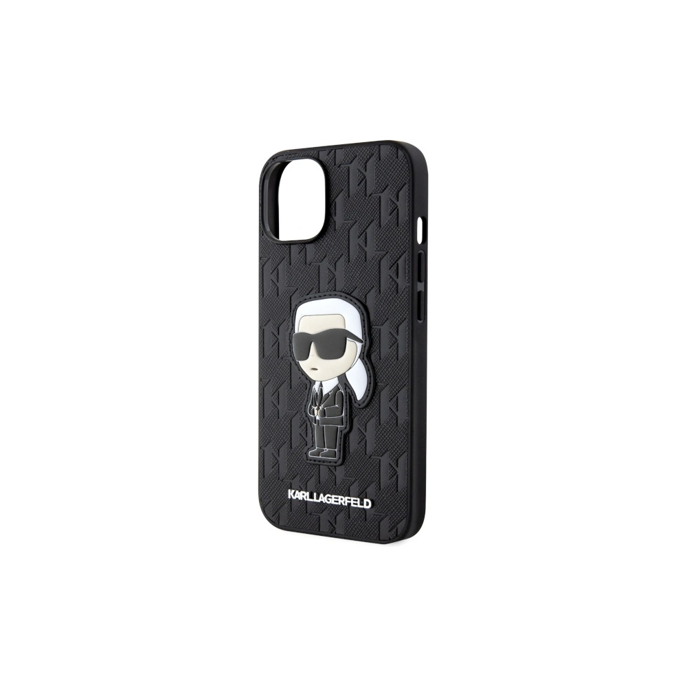 Hurtownia GSM - Etui Karl Lagerfeld KLHCP14SSAKHPKK Apple iPhone 14 černý/black Saffiano Monogram Ikonik - KLD1572 - {ean13} - Hurt