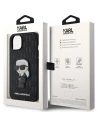 Etui Karl Lagerfeld KLHCP14SSAKHPKK Apple iPhone 14 czarny/black Saffiano Monogram Ikonik