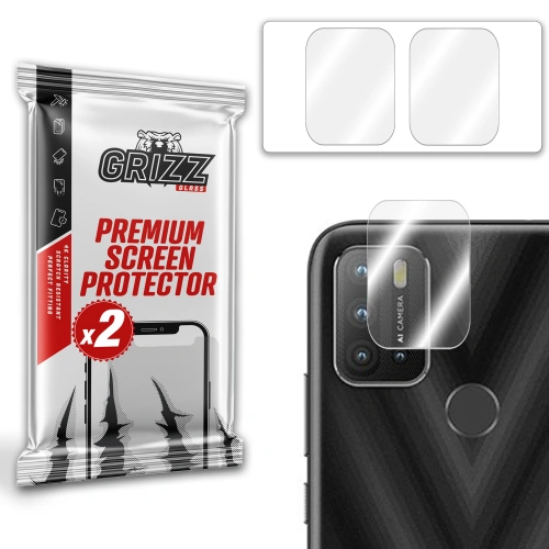 Szkło na aparat GrizzGlass HybridGlass Camera do HTC Wildfire E2 Play