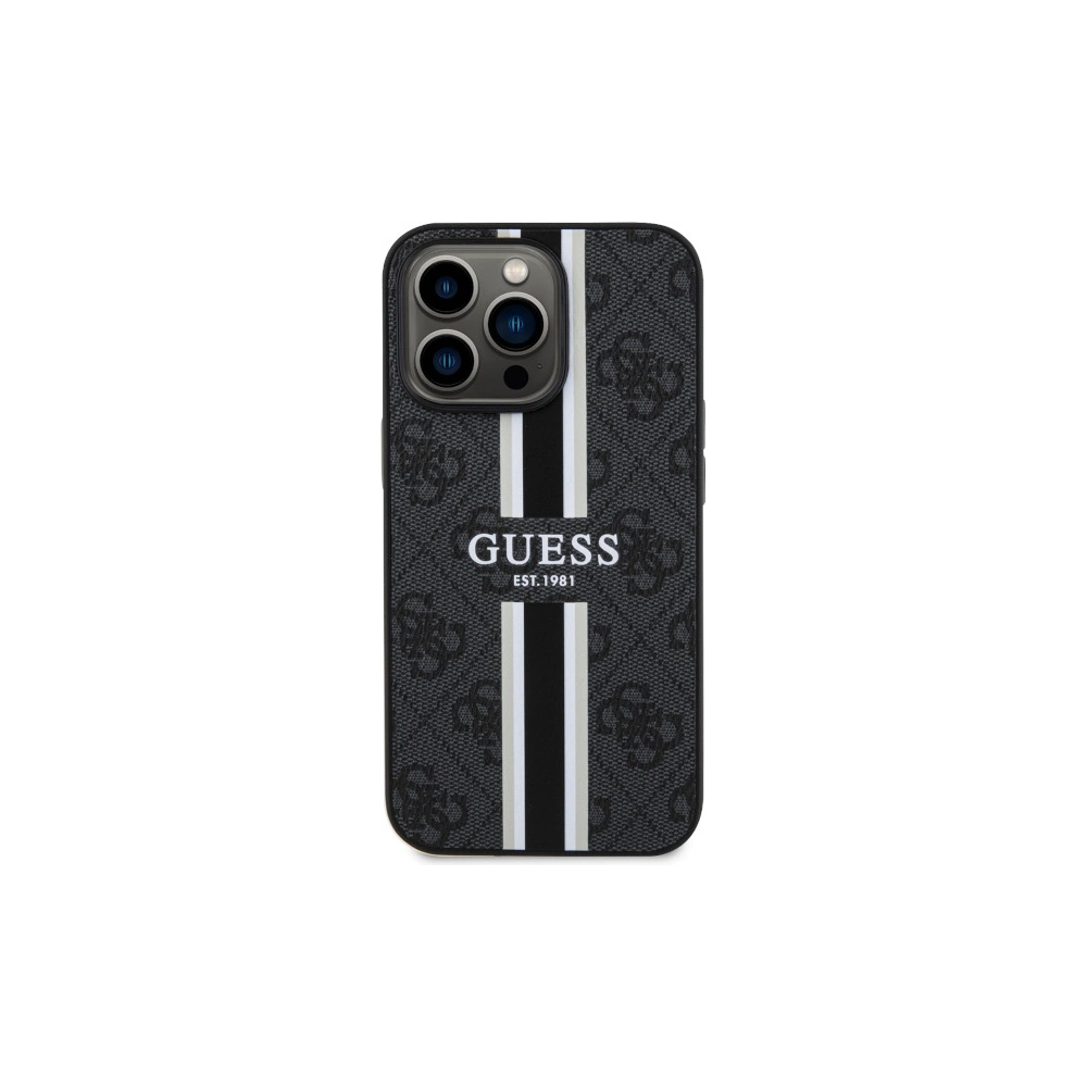 Hurtownia GSM - Etui Guess GUHMP13XP4RPSK Apple iPhone 13 Pro Max černý/black hardcase 4G Printed Stripes MagSafe - GUE2549 - {ean13} - Hurt