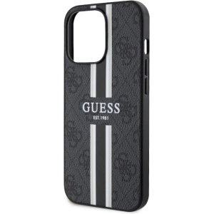 Hurtownia GSM - Etui Guess GUHMP13XP4RPSK Apple iPhone 13 Pro Max negru/black hardcase 4G Printed Stripes MagSafe - GUE2549 - {ean13} - Hurt