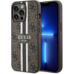 Hurtownia GSM - Etui Guess GUHMP13XP4RPSW Apple iPhone 13 Pro Max hnědý/brown hardcase 4G Printed Stripes MagSafe - GUE2551 - {ean13} - Hurt