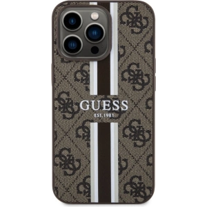 Hurtownia GSM - Etui Guess GUHMP13XP4RPSW Apple iPhone 13 Pro Max hnědý/brown hardcase 4G Printed Stripes MagSafe - GUE2551 - {ean13} - Hurt