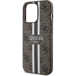 Hurtownia GSM - Etui Guess GUHMP13XP4RPSW Apple iPhone 13 Pro Max hnědý/brown hardcase 4G Printed Stripes MagSafe - GUE2551 - {ean13} - Hurt
