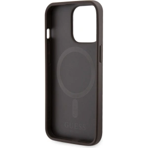 Hurtownia GSM - Etui Guess GUHMP13XP4RPSW Apple iPhone 13 Pro Max hnědý/brown hardcase 4G Printed Stripes MagSafe - GUE2551 - {ean13} - Hurt
