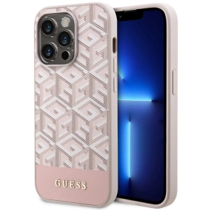 Hurtownia GSM - Etui Guess GUHMP14LHGCFSEP Apple iPhone 14 Pro roz/pink hard case GCube Stripes MagSafe - GUE2552 - {ean13} - Hurt