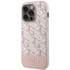 Hurtownia GSM - Etui Guess GUHMP14LHGCFSEP Apple iPhone 14 Pro roz/pink hard case GCube Stripes MagSafe - GUE2552 - {ean13} - Hurt