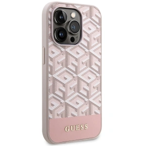 Hurtownia GSM - Etui Guess GUHMP14LHGCFSEP Apple iPhone 14 Pro roz/pink hard case GCube Stripes MagSafe - GUE2552 - {ean13} - Hurt