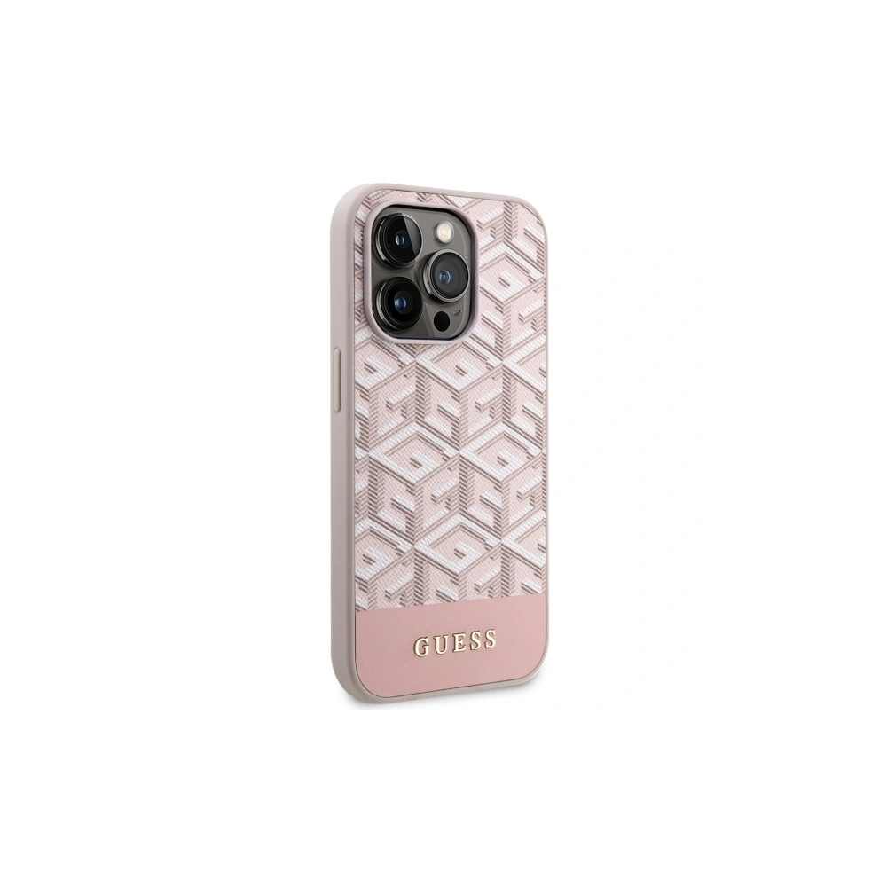 Hurtownia GSM - Etui Guess GUHMP14LHGCFSEP Apple iPhone 14 Pro růžový/pink tvrdý kryt GCube Stripes MagSafe - GUE2552 - {ean13} - Hurt
