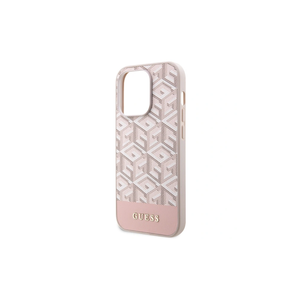 Hurtownia GSM - Etui Guess GUHMP14LHGCFSEP Apple iPhone 14 Pro rózsaszín/pink kemény tok GCube Stripes MagSafe - GUE2552 - {ean13} - Hurt