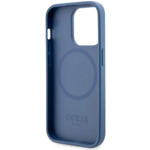 Hurtownia GSM - Etui Guess GUHMP14LP4RPSB Apple iPhone 14 Pro albastru/blue hardcase 4G Printed Stripes MagSafe - GUE2553 - {ean13} - Hurt