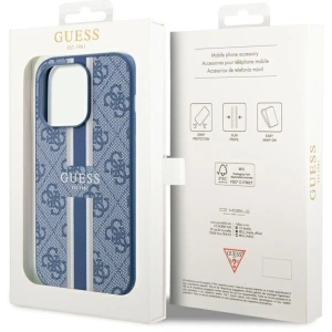 Hurtownia GSM - Etui Guess GUHMP14LP4RPSB Apple iPhone 14 Pro albastru/blue hardcase 4G Printed Stripes MagSafe - GUE2553 - {ean13} - Hurt