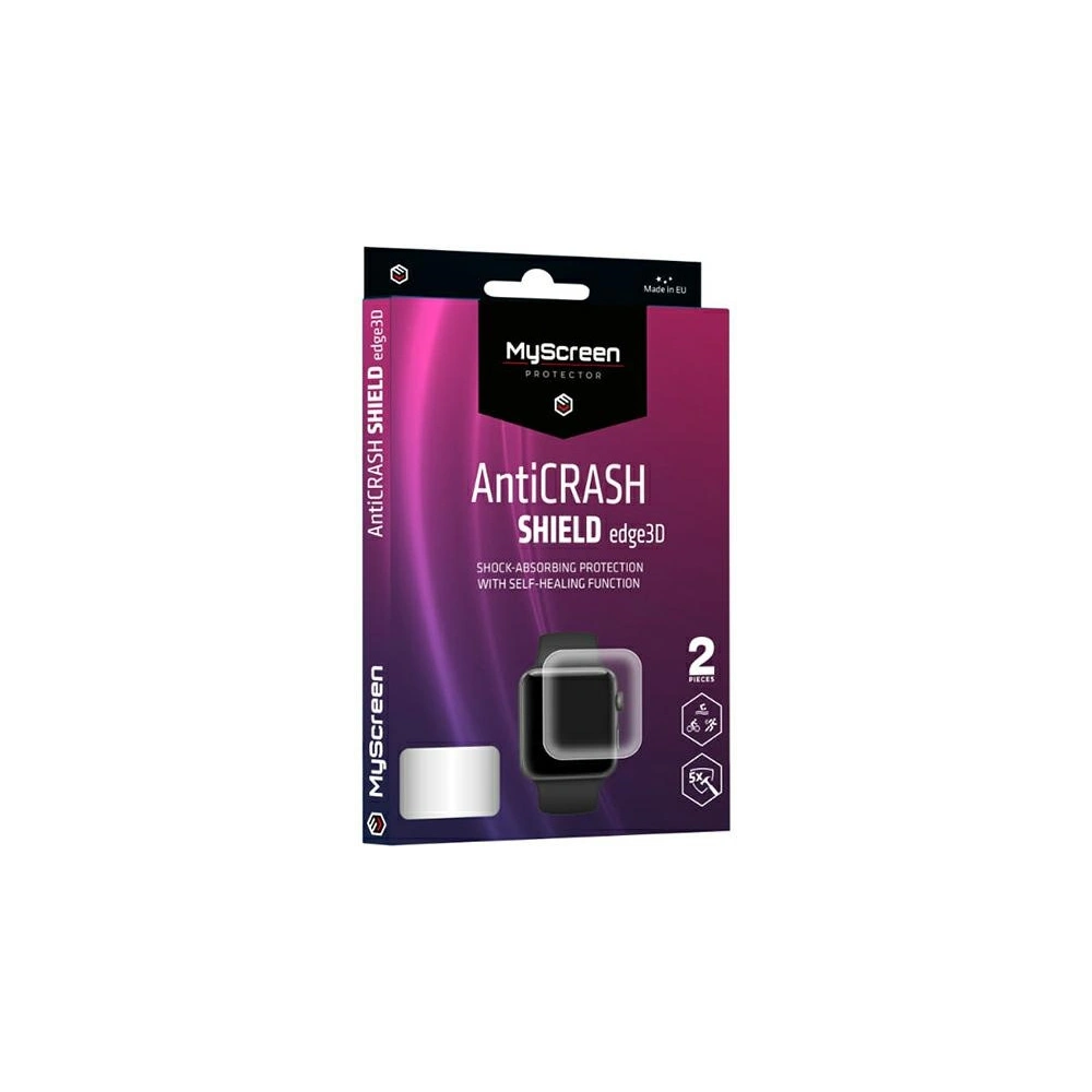 Hurtownia GSM - Folia de protecție MyScreen AntiCRASH SHIELD edge3D Apple Watch 7 45mm [2 PACK] - MSRN327 - {ean13} - Hurt