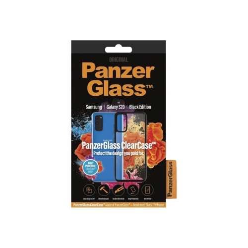 Etui PanzerGlass ClearCase Samsung Galaxy S20 czarny/black