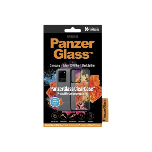 Etui PanzerGlass ClearCase Samsung Galaxy S20 Ultra czarny/black