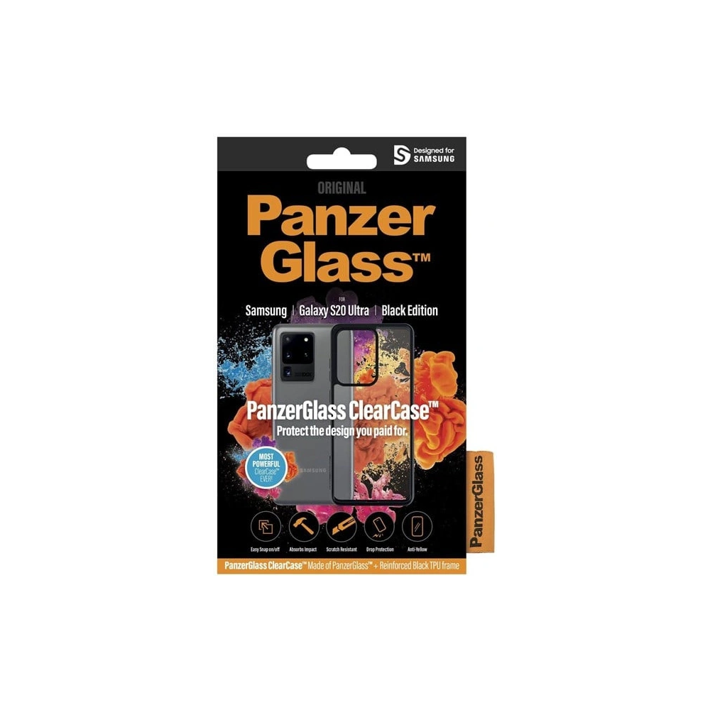 Hurtownia GSM - Etui PanzerGlass ClearCase Samsung Galaxy S20 Ultra fekete/black - PZG402 - {ean13} - Hurt