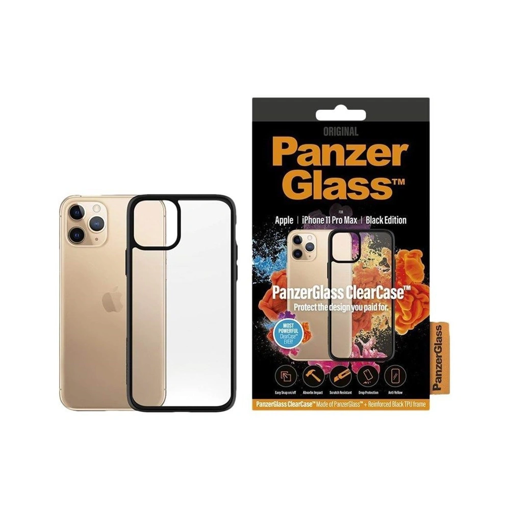Hurtownia GSM - Etui PanzerGlass ClearCase Apple iPhone 11 Pro Max schwarz/black - PZG398 - {ean13} - Hurt