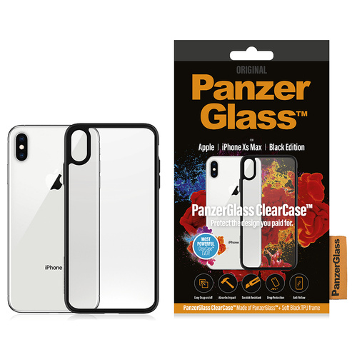 Hurtownia PanzerGlass - 5711724002212 - PZG401 - Etui PanzerGlass ClearCase Apple iPhone XS Max czarny/black - B2B homescreen