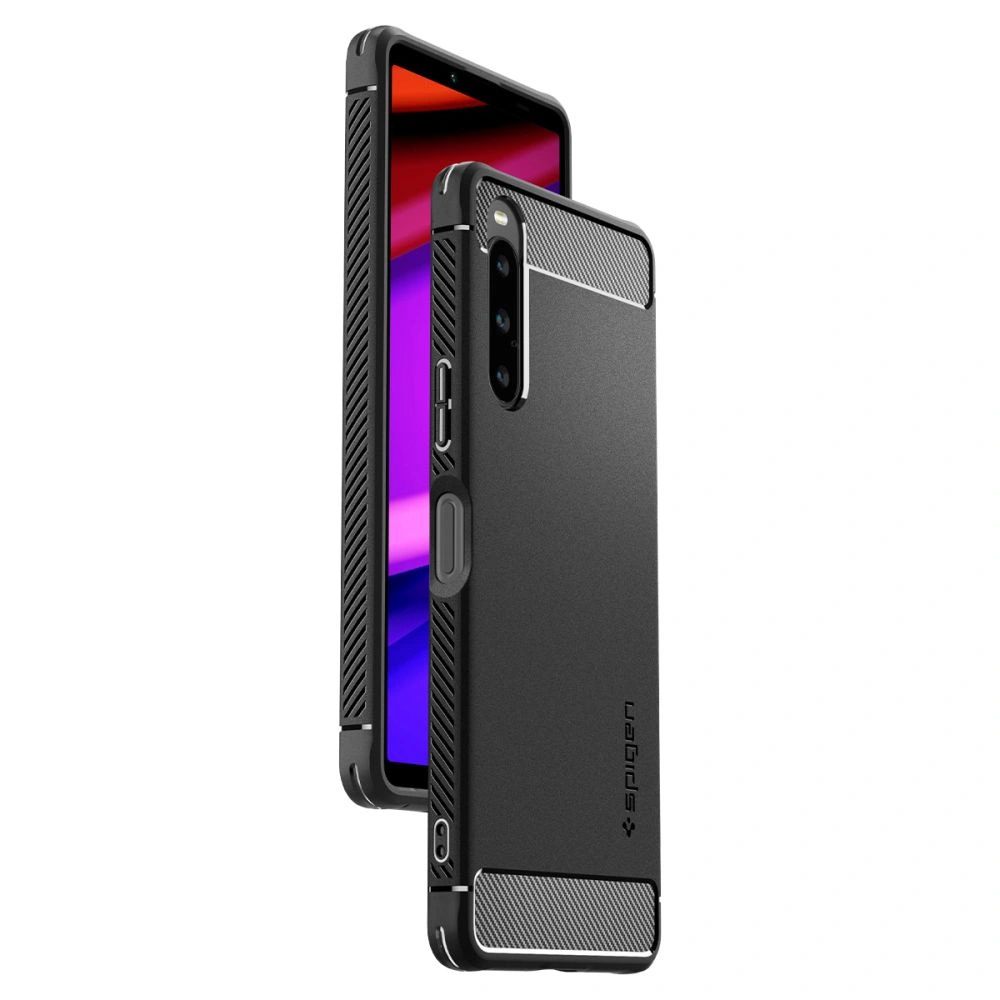 Hurtownia GSM - Etui Spigen Rugged Armor Sony Xperia 10 V Matt Schwarz - SPN2865 - {ean13} - Hurt