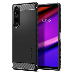 Wholesale Spigen Rugged Armor Sony Xperia 1 V Matte Black - SPN2866 - {ean13} - Hurt