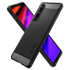 Wholesale Spigen Rugged Armor Sony Xperia 1 V Matte Black - SPN2866 - {ean13} - Hurt