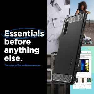 Wholesale Spigen Rugged Armor Sony Xperia 1 V Matte Black - SPN2866 - {ean13} - Hurt