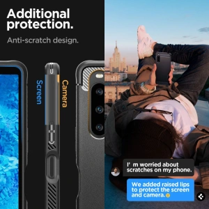 Wholesale Spigen Rugged Armor Sony Xperia 1 V Matte Black - SPN2866 - {ean13} - Hurt