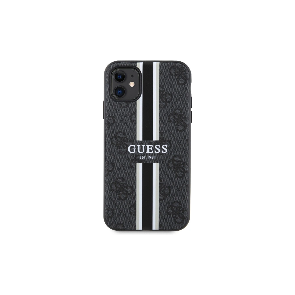 Wholesale Guess GUHMN61P4RPSK Apple iPhone 11/XR black hardcase 4G Printed Stripes MagSafe - GUE2554 - {ean13} - Hurt