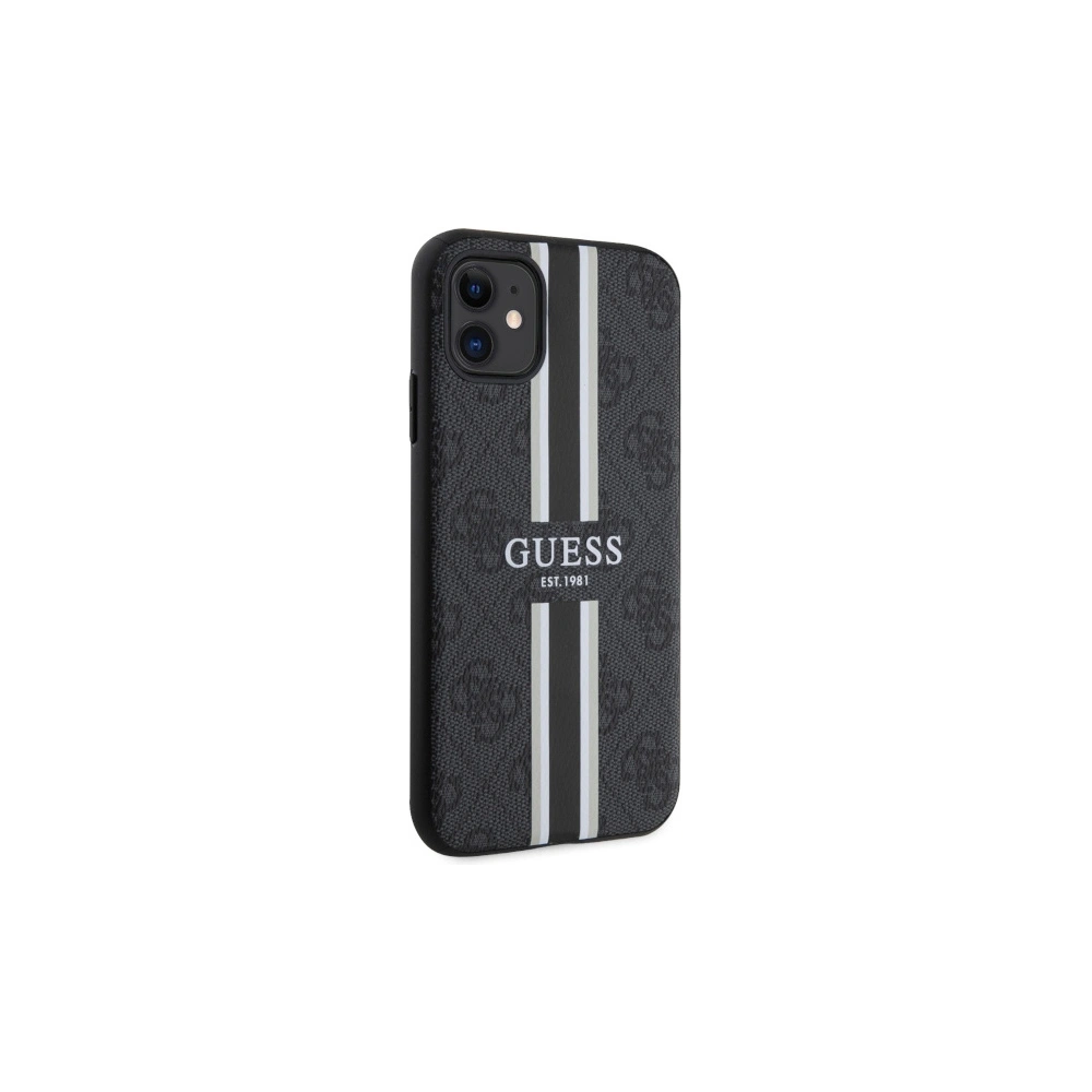 Wholesale Guess GUHMN61P4RPSK Apple iPhone 11/XR black hardcase 4G Printed Stripes MagSafe - GUE2554 - {ean13} - Hurt