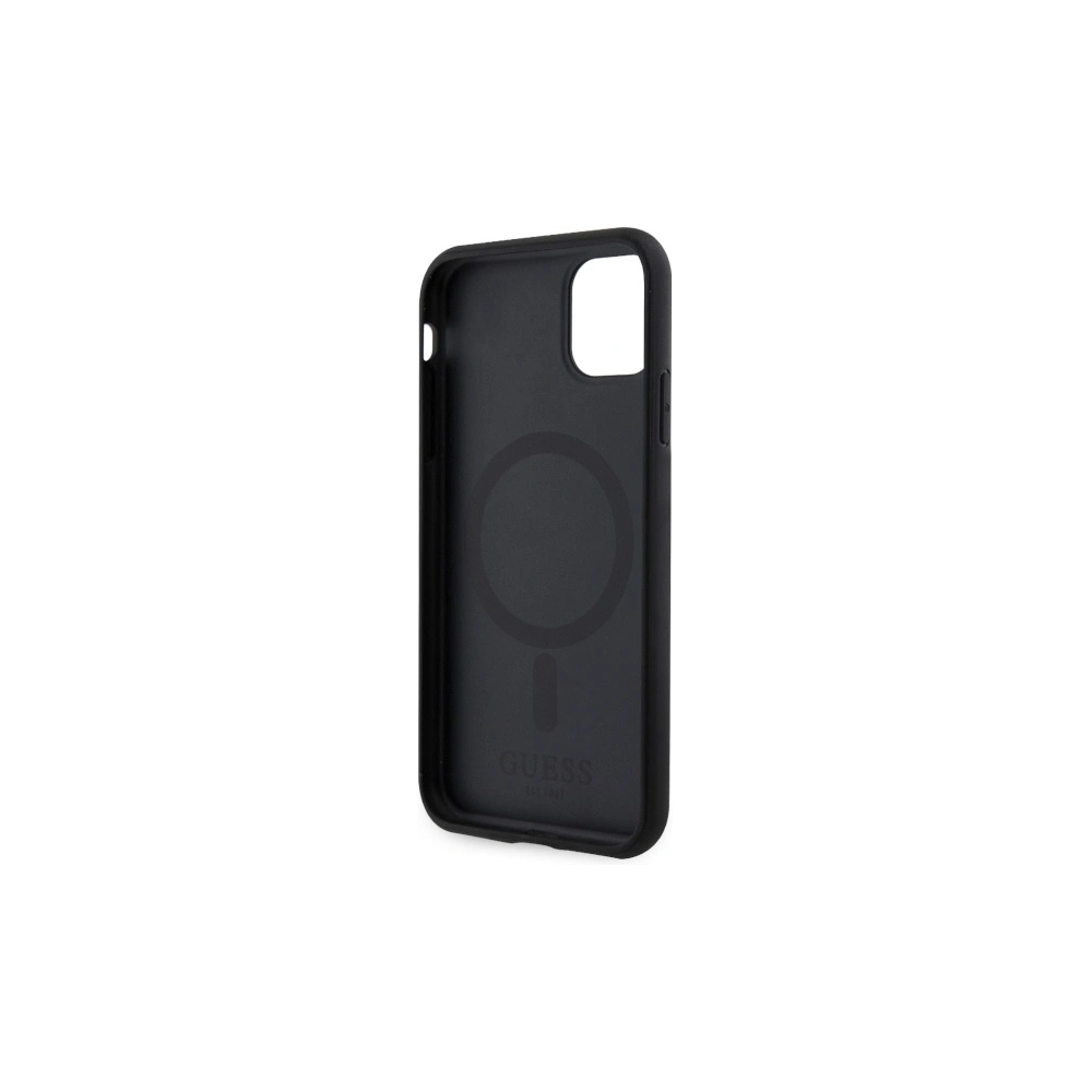 Hurtownia GSM - Etui Guess GUHMN61P4RPSK Apple iPhone 11/XR negru/black hardcase 4G Printed Stripes MagSafe - GUE2554 - {ean13} - Hurt