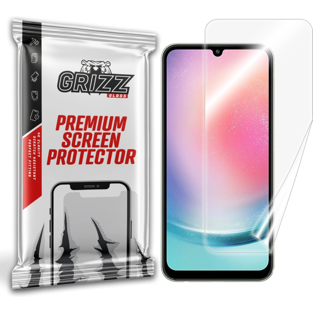 Hurtownia GSM - Cserép fólia GrizzGlass CeramicFilm Samsung Galaxy A24 4G-hez - GRZ4927 - {ean13} - Hurt