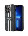 Etui Guess GUHMP14LP4RPSK Apple iPhone 14 Pro černý/black hardcase 4G Printed Stripes MagSafe