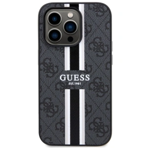 Hurtownia GSM - Etui Guess GUHMP14LP4RPSK Apple iPhone 14 Pro negru/black hardcase 4G Printed Stripes MagSafe - GUE2555 - {ean13} - Hurt