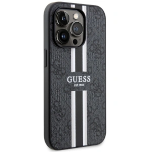 Hurtownia GSM - Etui Guess GUHMP14LP4RPSK Apple iPhone 14 Pro negru/black hardcase 4G Printed Stripes MagSafe - GUE2555 - {ean13} - Hurt