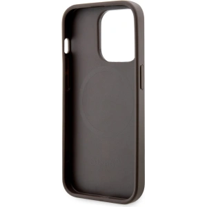 Hurtownia GSM - Etui Guess GUHMP14LP4RPSW Apple iPhone 14 Pro maro/brown hardcase 4G Printed Stripes MagSafe - GUE2557 - {ean13} - Hurt