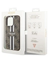 Wholesale Guess GUHMP14LP4RPSW Apple iPhone 14 Pro brown hardcase 4G Printed Stripes MagSafe - GUE2557 - {ean13} - Hurt