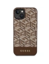 Hurtownia GSM - Etui Guess GUHMP14MHGCFSEW Apple iPhone 14 Plus / 15 Plus maro/brown hard case GCube Stripes MagSafe - GUE2559 - {ean13} - Hurt