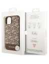 Hurtownia GSM - Etui Guess GUHMP14MHGCFSEW Apple iPhone 14 Plus / 15 Plus maro/brown hard case GCube Stripes MagSafe - GUE2559 - {ean13} - Hurt
