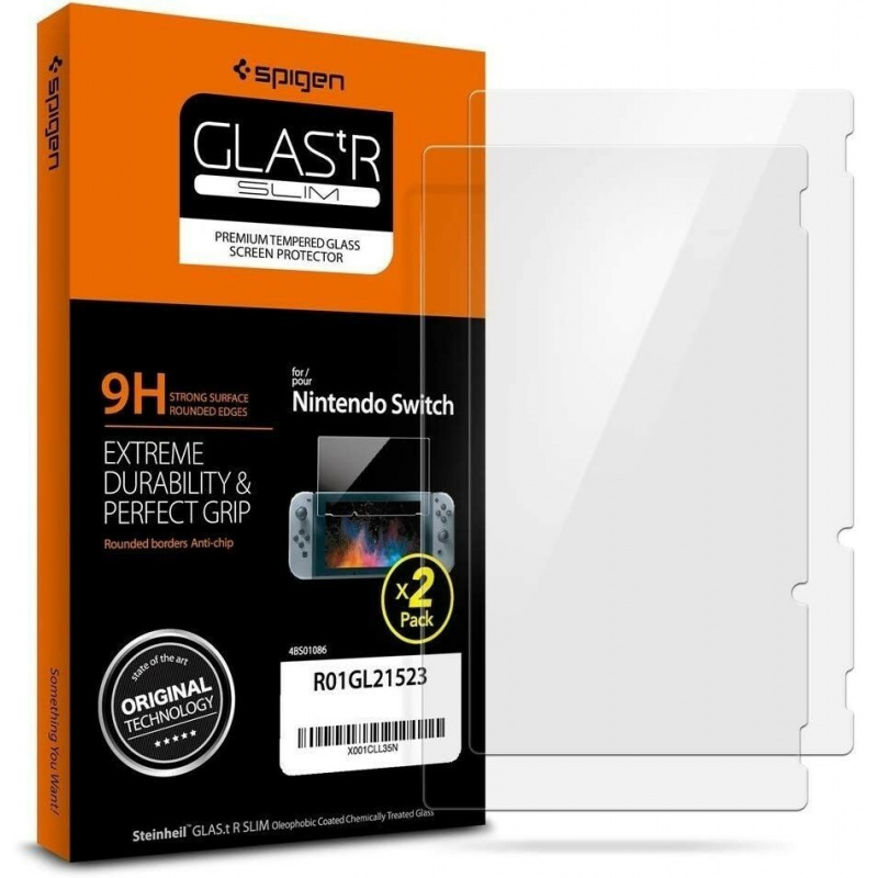 Spigen Distributor - 8809522194691 - SPN866 - Spigen GLAS.tR Slim Nintendo Switch [2 PACK] - B2B homescreen