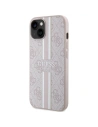 Hurtownia GSM - Etui Guess GUHMP14MP4RPSP Apple iPhone 14 Plus / 15 Plus rózsaszín/pink kemény tok 4G Nyomtatott Csíkok MagSafe - GUE2562 - {ean13} - Hurt