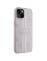 Hurtownia GSM - Etui Guess GUHMP14MP4RPSP Apple iPhone 14 Plus / 15 Plus rózsaszín/pink kemény tok 4G Nyomtatott Csíkok MagSafe - GUE2562 - {ean13} - Hurt