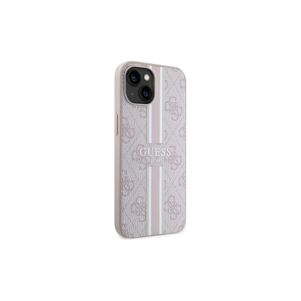 Hurtownia GSM - Etui Guess GUHMP14MP4RPSP Apple iPhone 14 Plus / 15 Plus rózsaszín/pink kemény tok 4G Nyomtatott Csíkok MagSafe - GUE2562 - {ean13} - Hurt