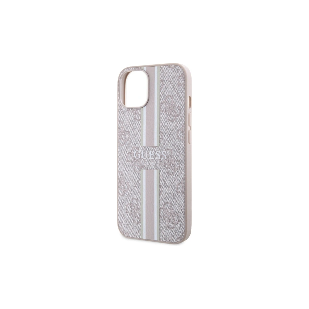 Hurtownia GSM - Etui Guess GUHMP14MP4RPSP Apple iPhone 14 Plus / 15 Plus rózsaszín/pink kemény tok 4G Nyomtatott Csíkok MagSafe - GUE2562 - {ean13} - Hurt