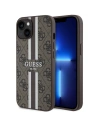 Wholesale Guess GUHMP14MP4RPSW Apple iPhone 14 Plus / 15 Plus brown hardcase 4G Printed Stripes MagSafe - GUE2563 - {ean13} - Hurt
