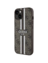 Wholesale Guess GUHMP14MP4RPSW Apple iPhone 14 Plus / 15 Plus brown hardcase 4G Printed Stripes MagSafe - GUE2563 - {ean13} - Hurt