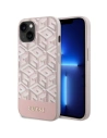 Etui Guess GUHMP14SHGCFSEP Apple iPhone 14 rosa/pink Hartschale GCube Stripes MagSafe