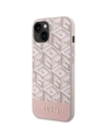 Wholesale Guess GUHMP14SHGCFSEP Apple iPhone 14 pink hard case GCube Stripes MagSafe - GUE2564 - {ean13} - Hurt