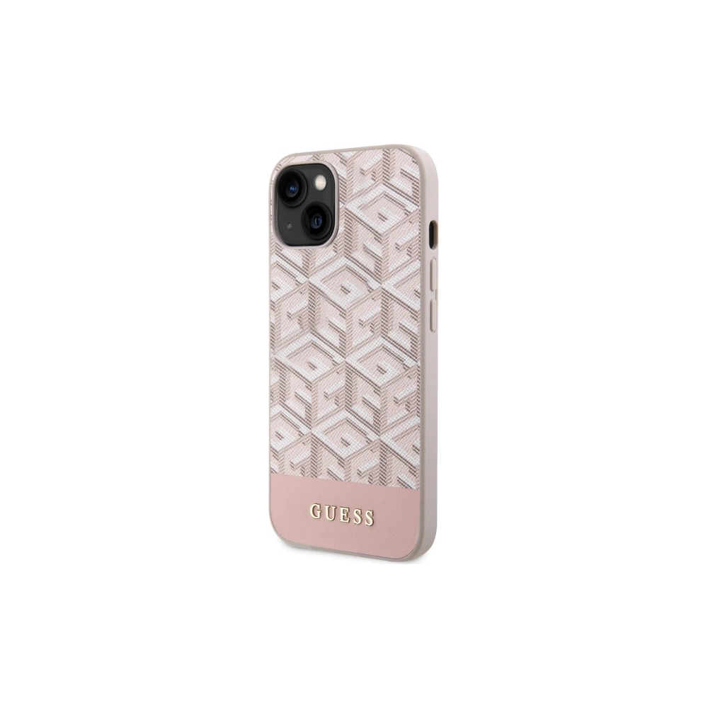 Hurtownia GSM - Etui Guess GUHMP14SHGCFSEP Apple iPhone 14 rosa/pink Hartschale GCube Stripes MagSafe - GUE2564 - {ean13} - Hurt