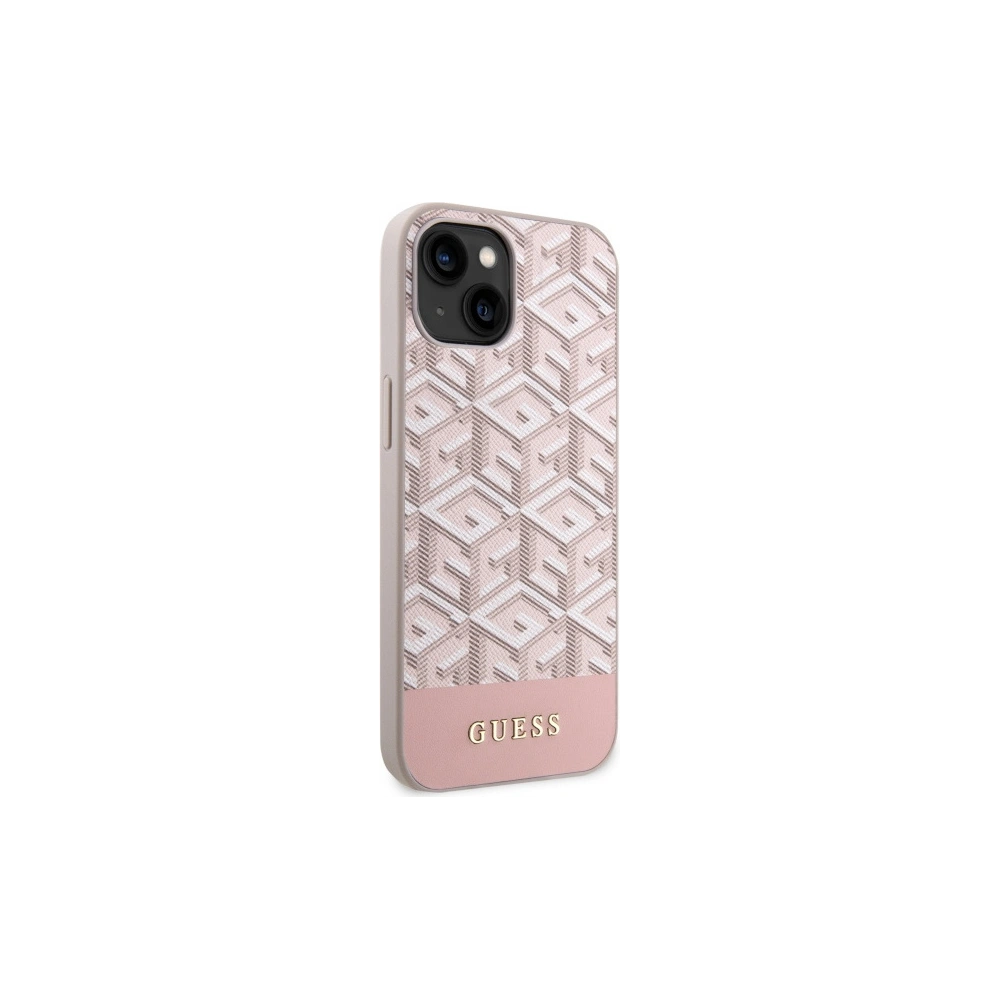 Hurtownia GSM - Etui Guess GUHMP14SHGCFSEP Apple iPhone 14 rózsaszín/pink kemény tok GCube Stripes MagSafe - GUE2564 - {ean13} - Hurt