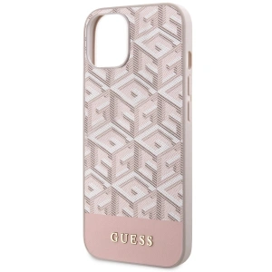 Etui Guess GUHMP14SHGCFSEP Apple iPhone 14 różowy/pink hard case GCube Stripes MagSafe